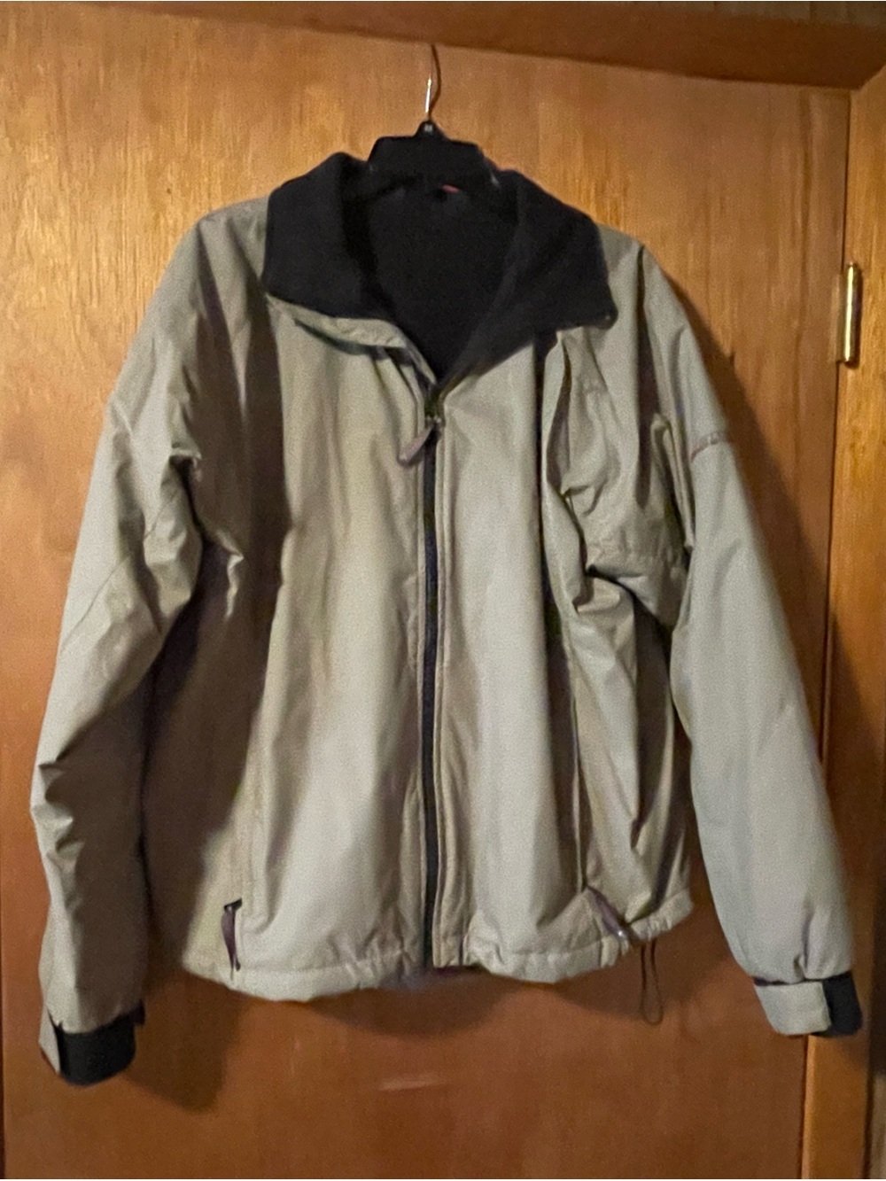 Vintage Men’s Redington Redstorm Jacket Tan Large. Nylon Polyester Fleece Lined